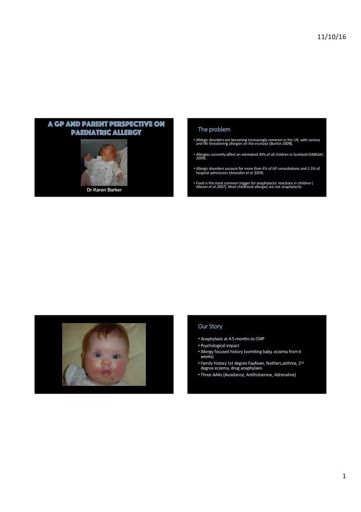 a gp and parent perspective on