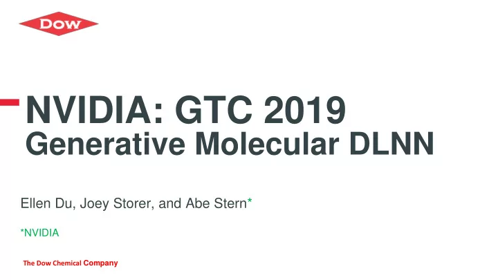 nvidia gtc 2019