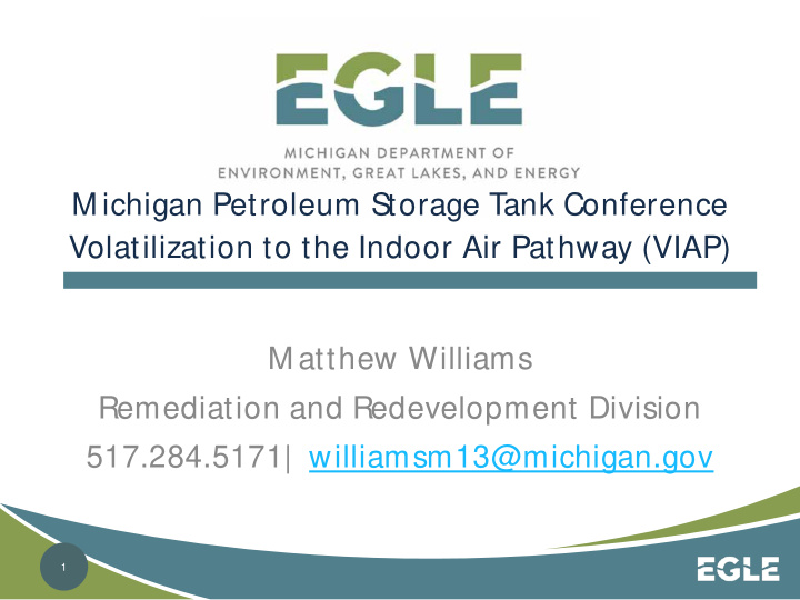 m ichigan petroleum storage tank conference