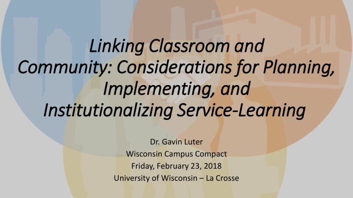 lin linking cla lassroom and community considerations for