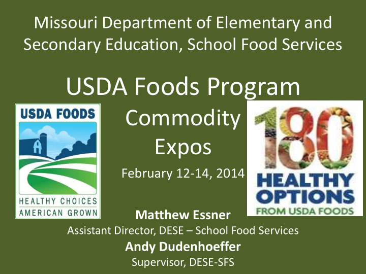 usda foods program