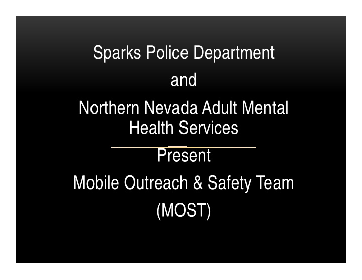 sparks police department sparks police department and