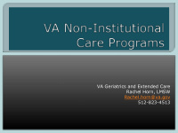 va geriatrics and extended care