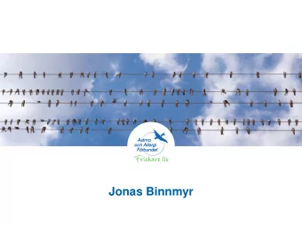 Jonas Binnmyr  Astma- och Allergifrbundet arbetar  fr att mjliggra ett friskare och