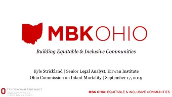 Building Equitable &amp; Inclusive Communities  Kyle Strickland | Senior Legal Analyst, Kirwan