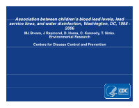 association between children s blood lead levels lead