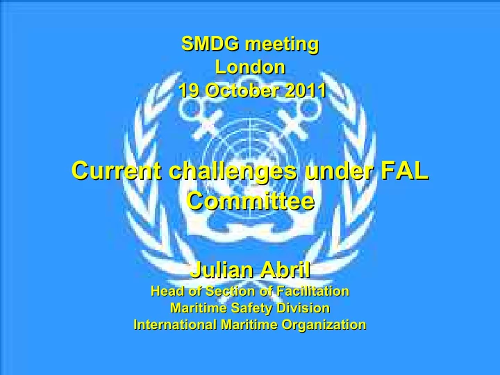 current challenges under fal current challenges under fal