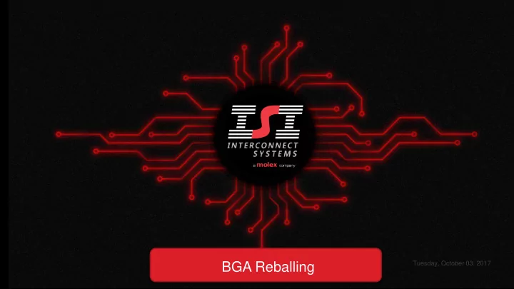 bga reballing