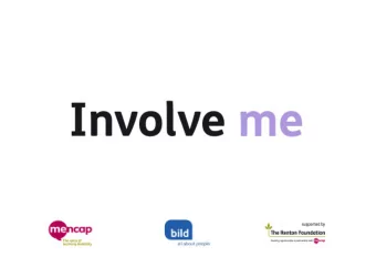 yxwvutsrponmlkihgfedcbaWTPMLIHDCBA  Today  About Involve Me and people with PMLD   What are