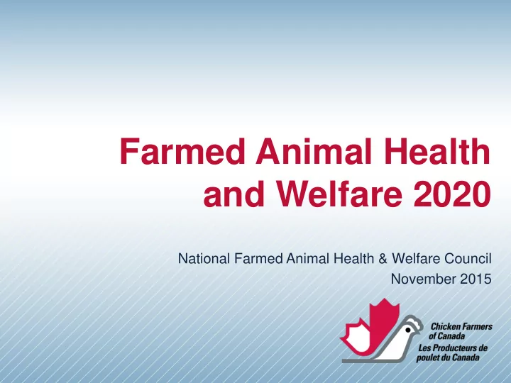 farmed animal health
