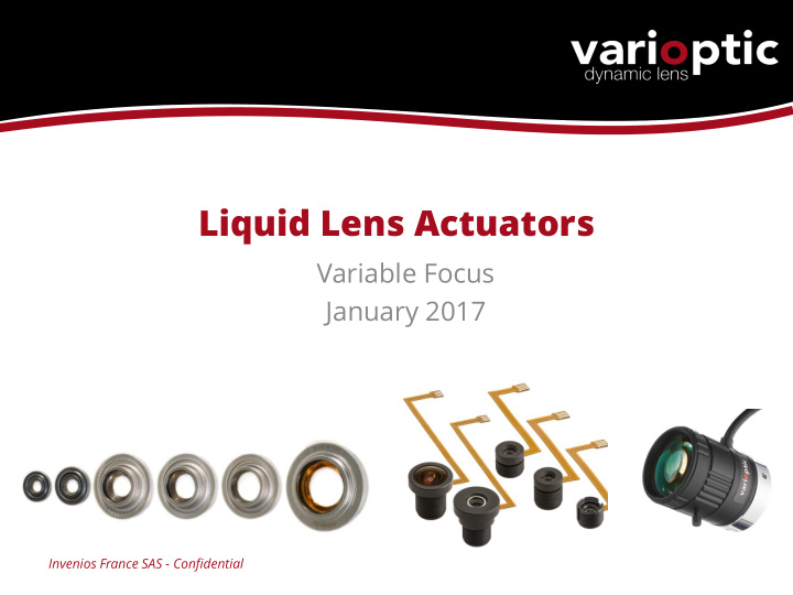 liquid lens actuators