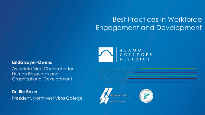 best practices in workforce engagement and development