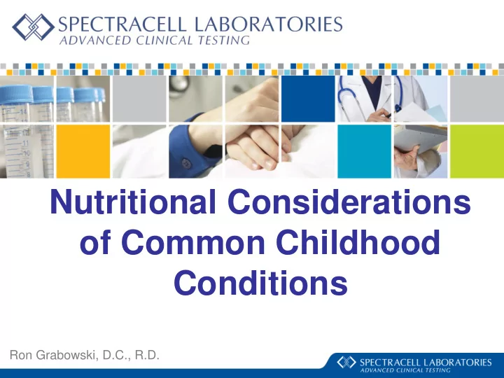 of common childhood