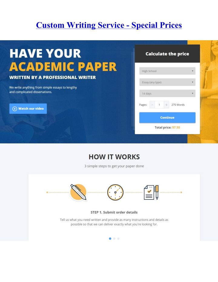 custom writing service special prices writing an academic