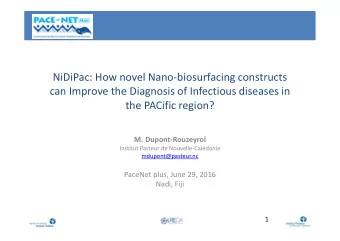 NiDiPac: How novel Nano-biosurfacing constructs  can Improve the Diagnosis of Infectious diseases