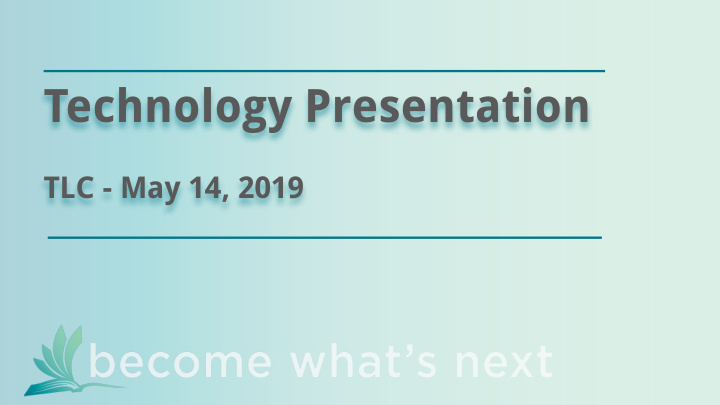 technology presentation