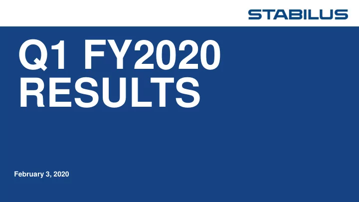 q1 fy2020