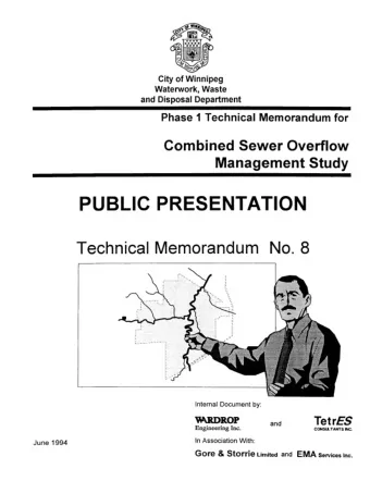 Ci t y of W  i nni peg  W at er wor k, W  ast e and Di sposal Depar t m  ent Phase 1