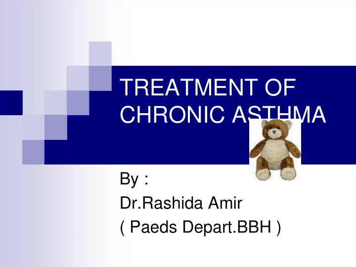 treatment of