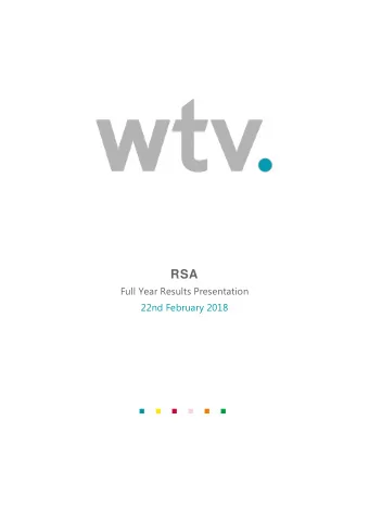 I ntroduction &amp; Business Update  Stephen Hester, Group Chief Executive  Good m orning,