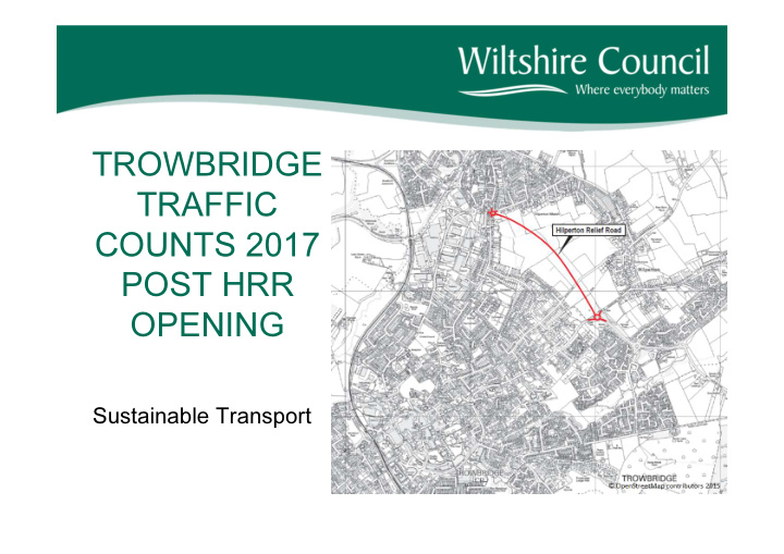 trowbridge traffic counts 2017 post hrr opening