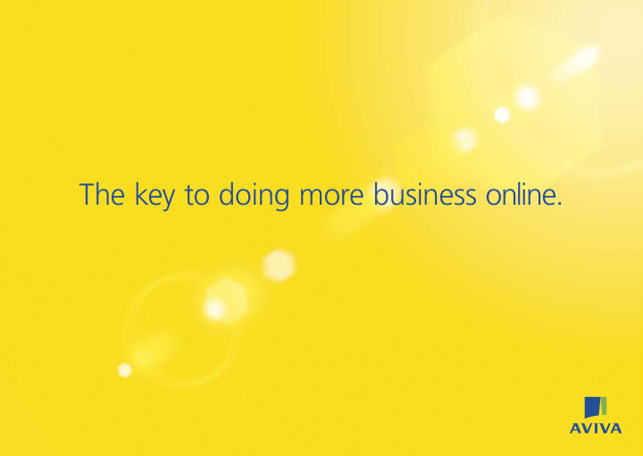 the key to doing more business online