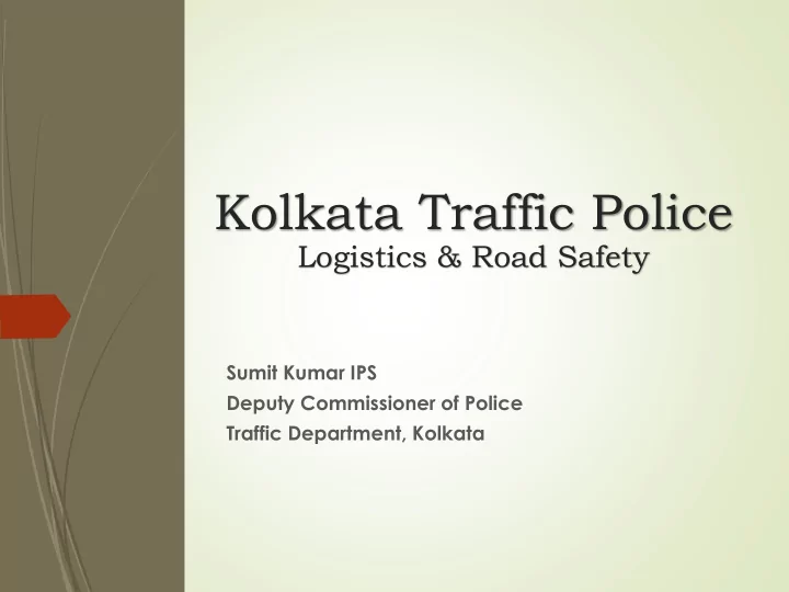 kolkata traffic police