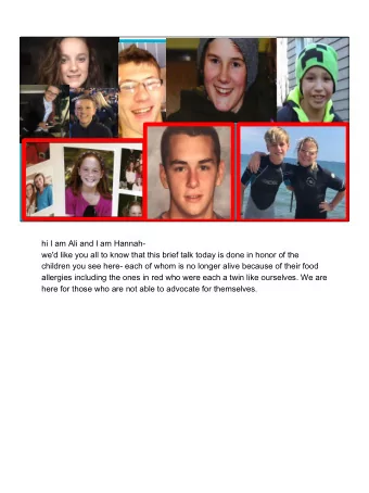 hi I am Ali and I am Hannah-  we'd like you all to know that this brief talk today is done in honor