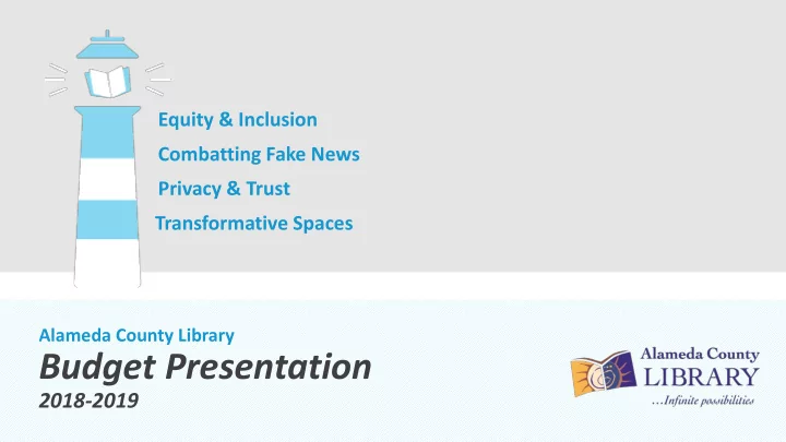 budget presentation