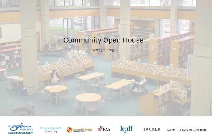 community meeting april 30 2019