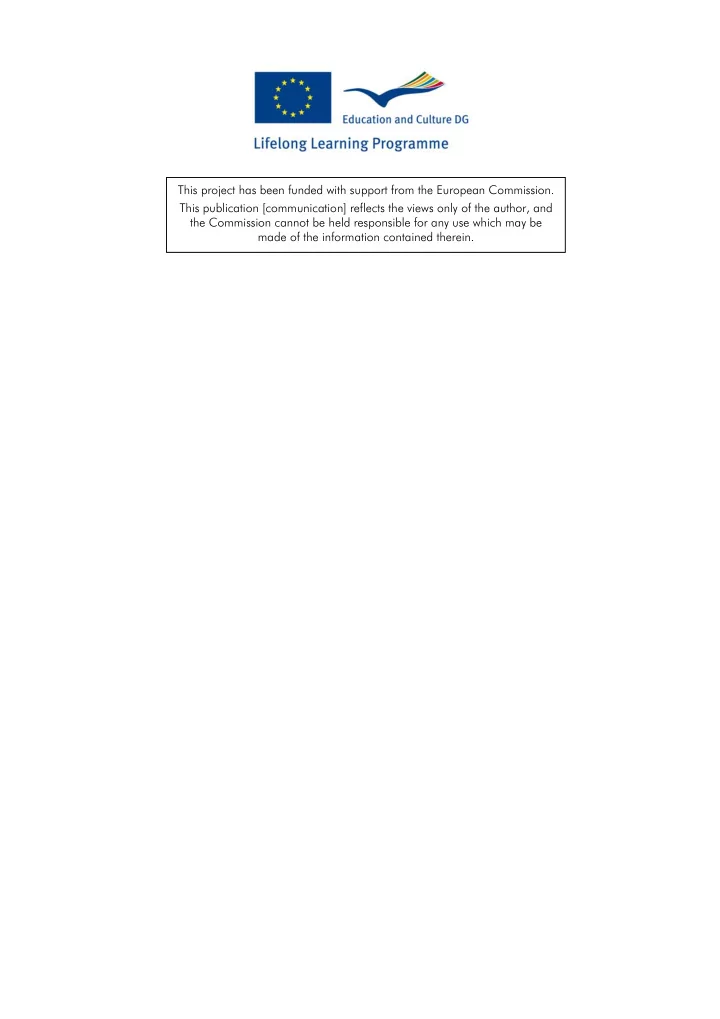 this project has been funded with support from the