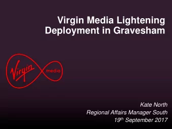 Kate North  Regional Affairs Manager South 19 th September 2017  Who are we?  2  19 September 2017