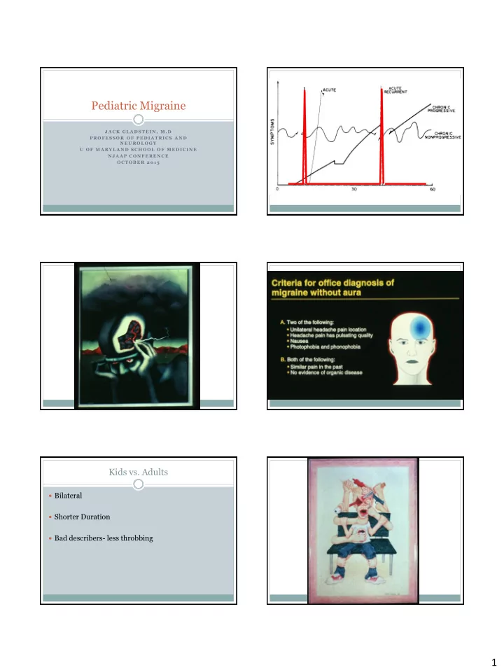 pediatric migraine