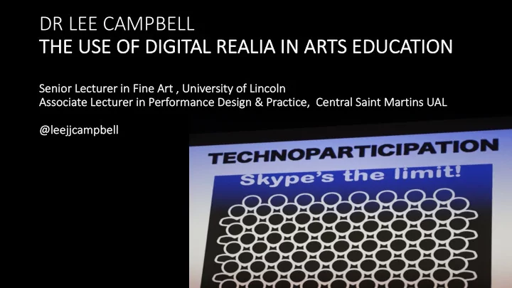 dr lee campbell