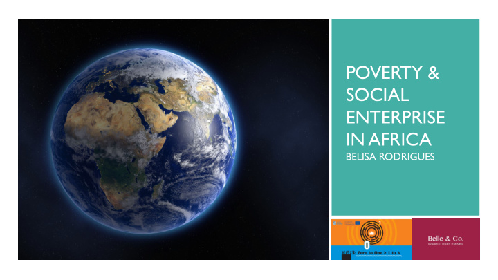 poverty social enterprise in africa
