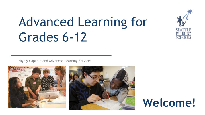 advanced learning for