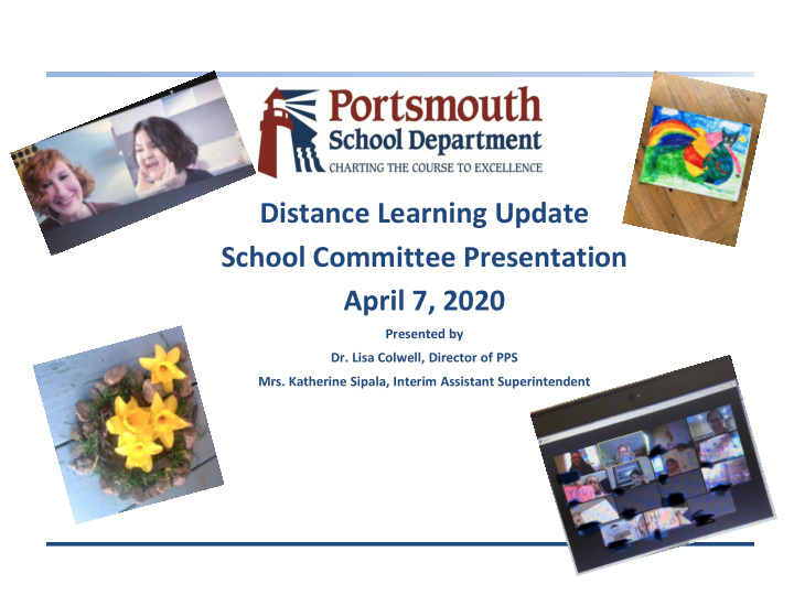 distance learning update