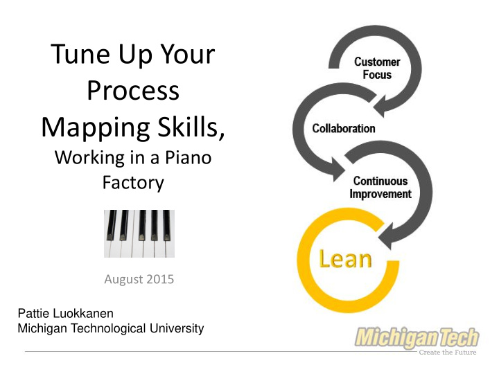 tune up your process mapping skills