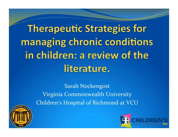 sarah nockengost virginia commonwealth university