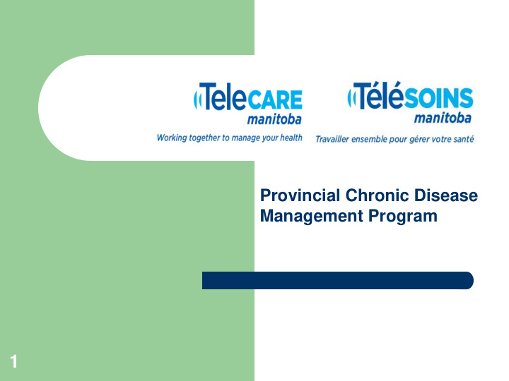 1 telecare t l soins manitoba what is telecare t l soins