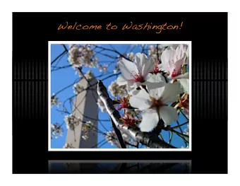 Welcome to Washington!  Sound the alarm - the ad fight is not  over  Rep. Henry Waxman  Chairman