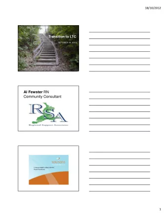 Al Fewster RN  Community Consultant  Liz Kacew RN(EC), MScN, NP-PHC  Nurse Practitioner  1