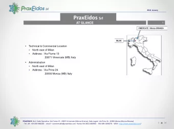 Solvent Recovery Unit  The Thecnology Provided  The Need  PraxEidos s has developed the technology