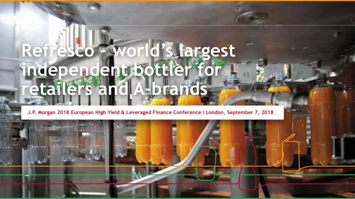refresco world s largest