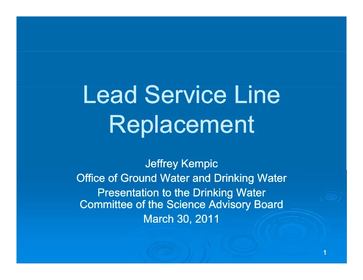 l l lead service line lead service line d s d s i i li li