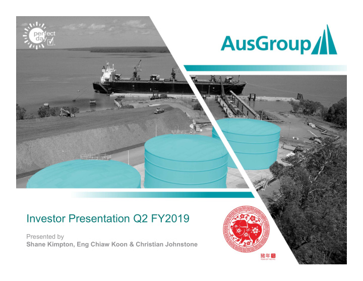 investor presentation q2 fy2019