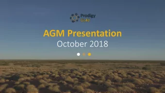 AGM Presentation  October 2018  Im  Important in  information and competent person  You should not