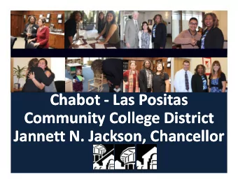 Chabot - Las Positas  Chabot - Las Positas  Community College District  Community College District