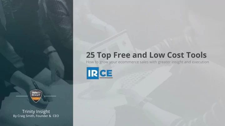 25 top free and low cost tools