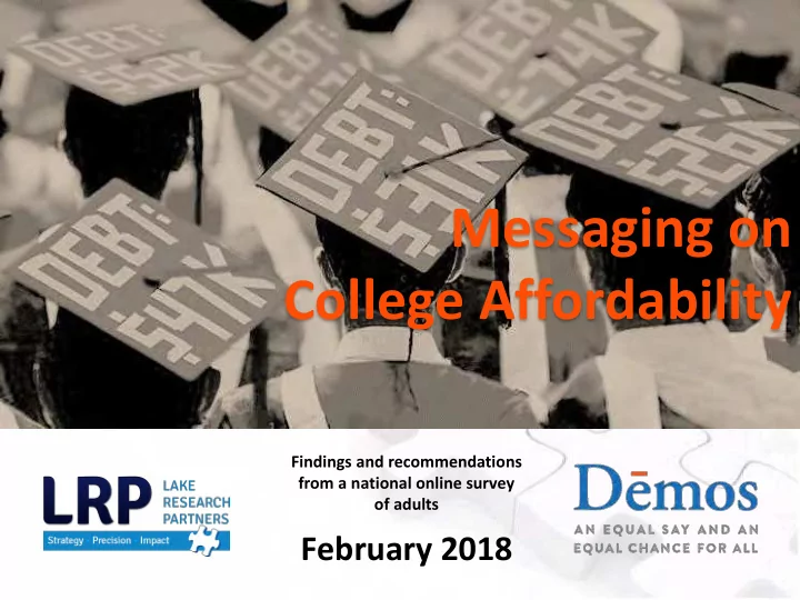 college affordability